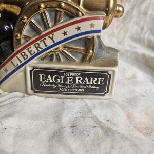 Eagle Rare Decorative Whiskey Decanter - Gold and Blue